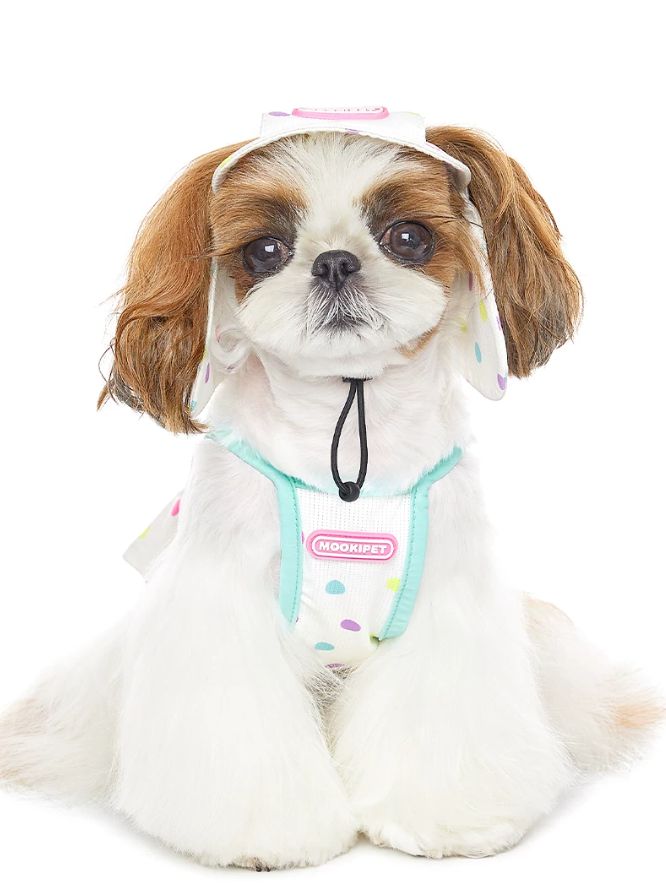 Polka Dot Cooling Strap Pet Outfit for Small Dogs