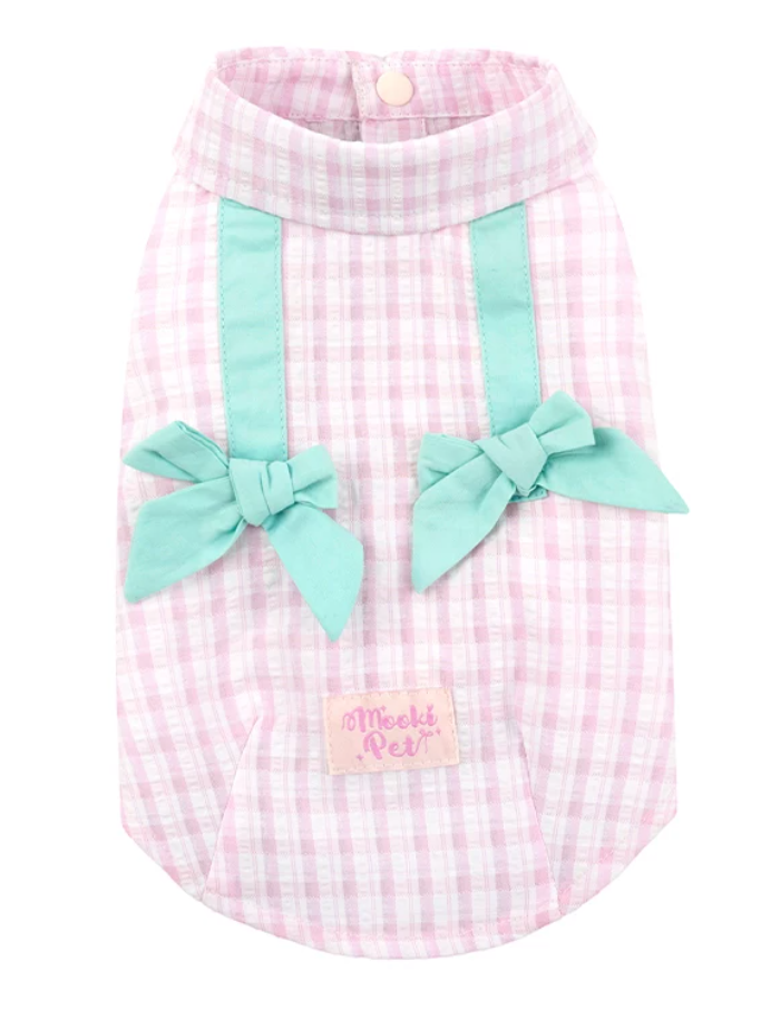 Linen Breeze Summer Pet Shirt Vest for Small Dogs