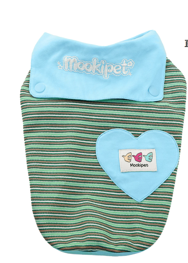 Striped Shawl Style Summer Pet Vest