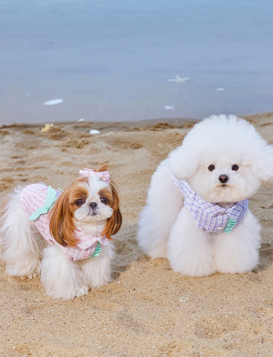 Linen Breeze Summer Pet Shirt Vest for Small Dogs