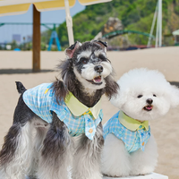 Classic Plaid Tie Shirt Pet Clothing