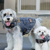 Harness Denim Summer Pet Shirt Vest