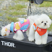 Leash Clip Adjustable Pet Vest for Small Dogs