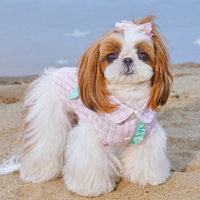 Linen Breeze Summer Pet Shirt Vest for Small Dogs