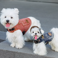 Harness Denim Summer Pet Shirt Vest