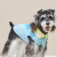 Classic Plaid Tie Shirt Pet Clothing