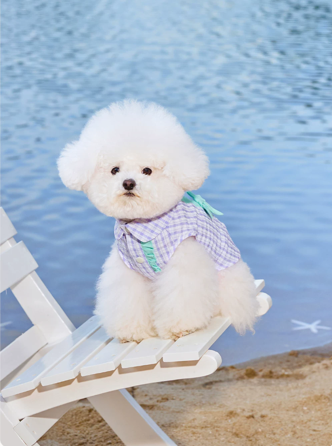 Linen Breeze Summer Pet Shirt Vest for Small Dogs