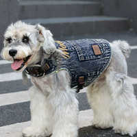 Harness Denim Summer Pet Shirt Vest
