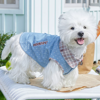 Denim Style Leash Vest for Small Dogs