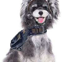 Harness Denim Summer Pet Shirt Vest
