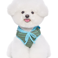 Striped Shawl Style Summer Pet Vest
