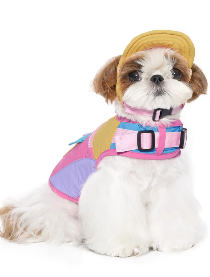 Leash Clip Adjustable Pet Vest for Small Dogs
