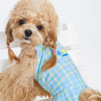 Classic Plaid Tie Shirt Pet Clothing