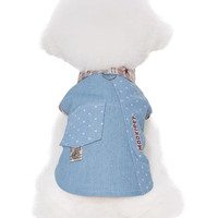 Denim Style Leash Vest for Small Dogs