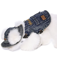Harness Denim Summer Pet Shirt Vest
