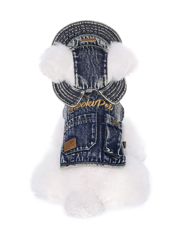 Harness Denim Summer Pet Shirt Vest