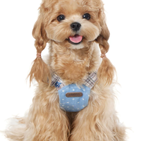 Denim Style Leash Vest for Small Dogs