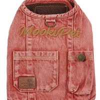Harness Denim Summer Pet Shirt Vest
