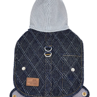 Stylish Denim Vest for Schnauzer Bichon Dogs