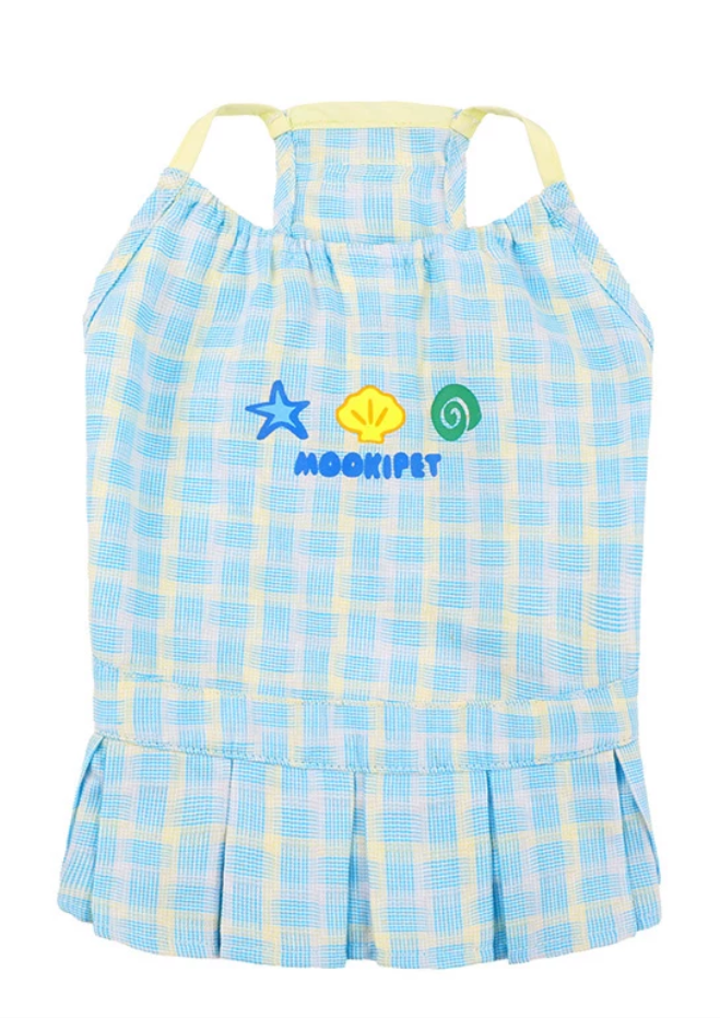 Classic Plaid Tie Shirt Pet Clothing